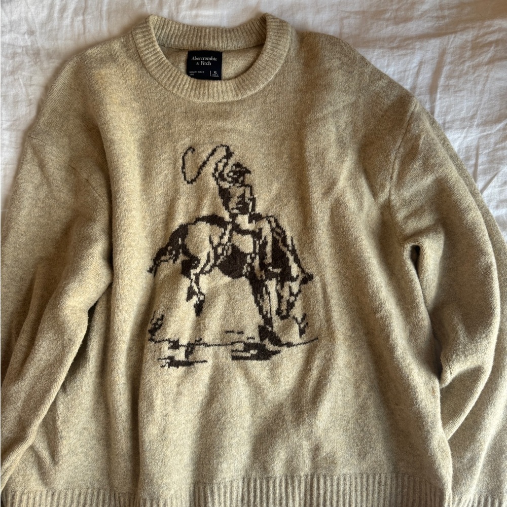 Abercrombie Cowboy Rodeo Sweater. XL